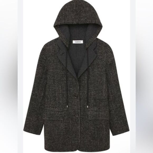 Thakoon Wool Blend Hooded Coat NWT Size Small - Picture 4 of 13